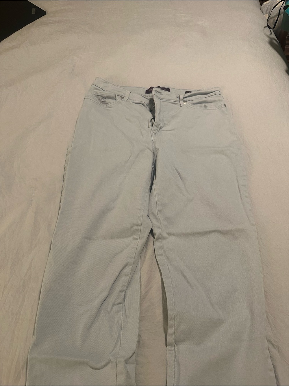 Gloria Vanderbilt Pale Blue Straight Leg Jeans